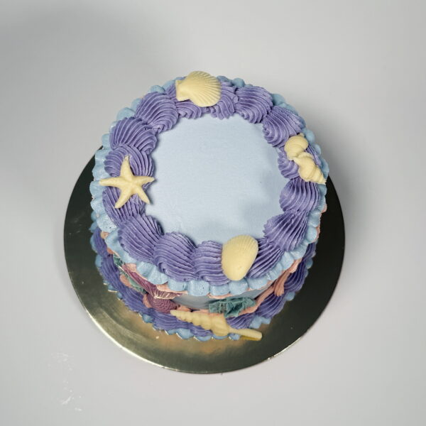 mermaid cake with ocean colors Jupiter fl