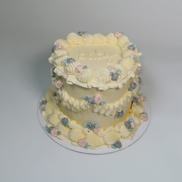 Gender reveal cake vintage style Jupiter fl